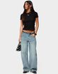 EDIKTED Nikkey Semi Sheer Tee image number 5