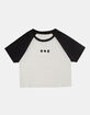 RVCA Daisy Womens Crop Raglan Tee image number 2