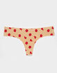 LOVE LIBBY Floral Lasercut Thong image number 1