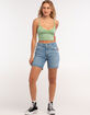LEVI'S 501 Mid Thigh Womens Denim Shorts - Oxnard Mischief image number 6
