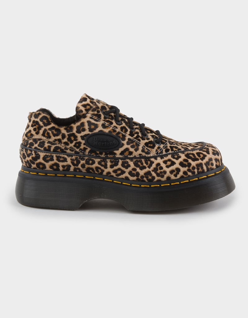 DR. MARTENS Buzz 5-Eye Womens Leopard Shoes image number 0
