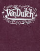 VON DUTCH Logo Girls Washed Tee image number 3