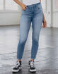 RSQ High Rise Ankle Medium Wash Womens Skinny Jeans image number 2