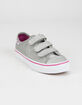 VANS Style 23 V Glitter Girls Velcro Shoes image number 2
