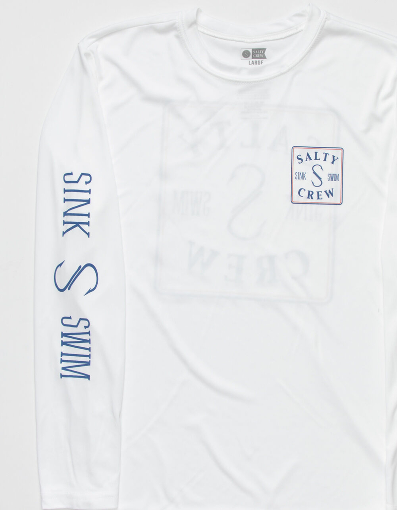 SALTY CREW Squared Up Tech Boys Rash Guard image number 2