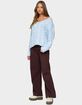 EDIKTED Inga Oversized Cable Knit Sweater image number 4