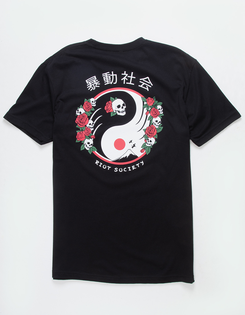 RIOT SOCIETY Yin Yang Screen Mens Tee image number 0