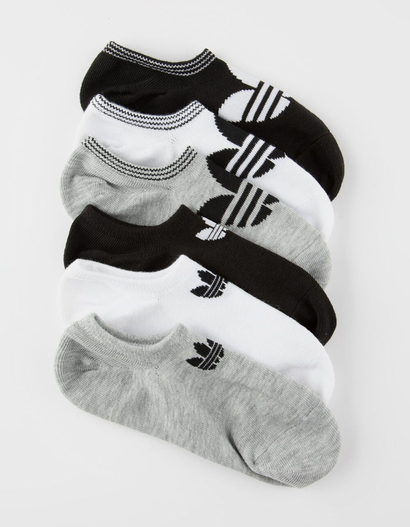 ADIDAS Originals Trefoil Black & White Womens No Show Socks image number 0