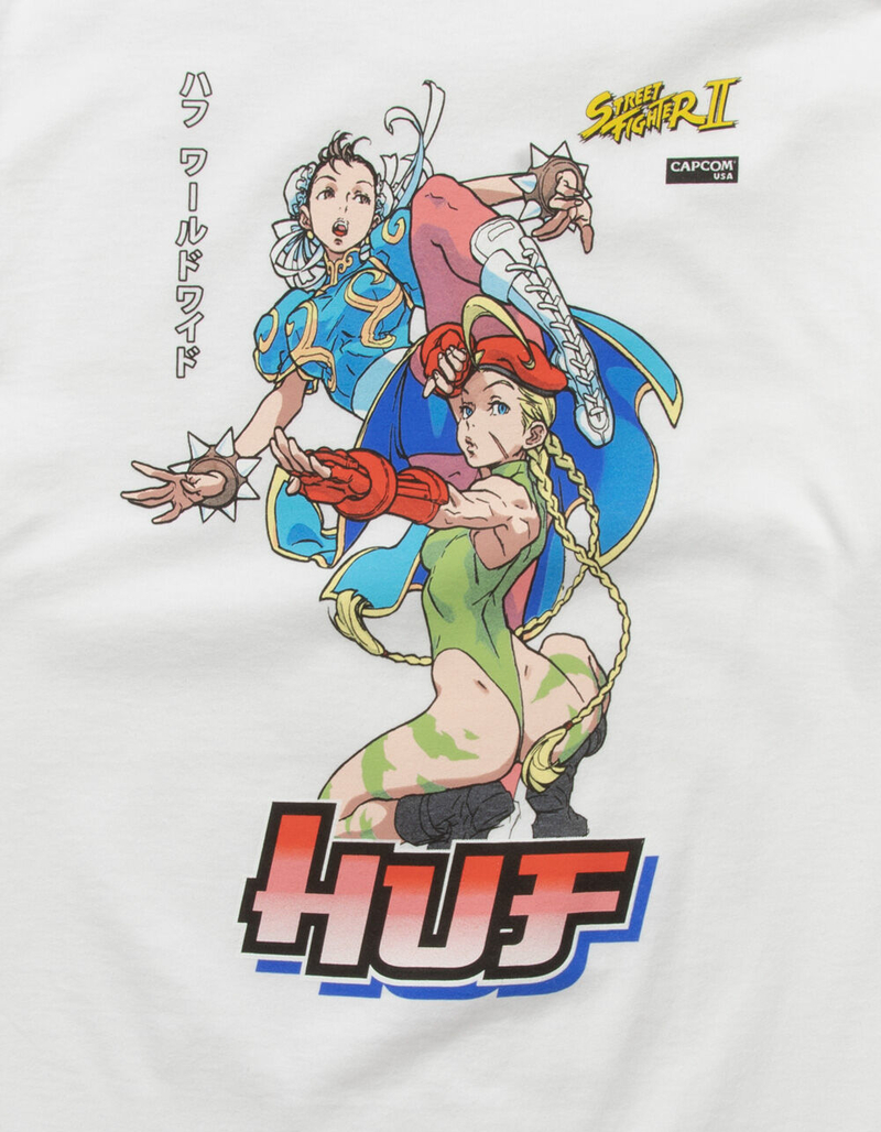 HUF x Street Fighter Chun-Li & Cammy Mens T-Shirt image number 2