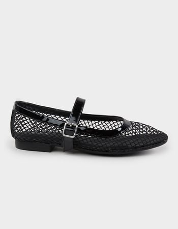 MIA Rayza Womens Mesh Ballet Flats Primary Image