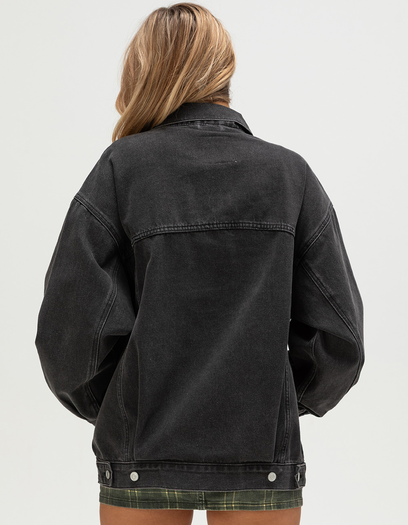 RSQ Womens Oversized Denim Jacket image number 3