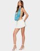 EDIKTED Iona Chiffon Ruffle Mini Skirt image number 4