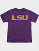 LOUISIANA STATE UNIVERSITY Distressed Logo Boys Tee image number 1