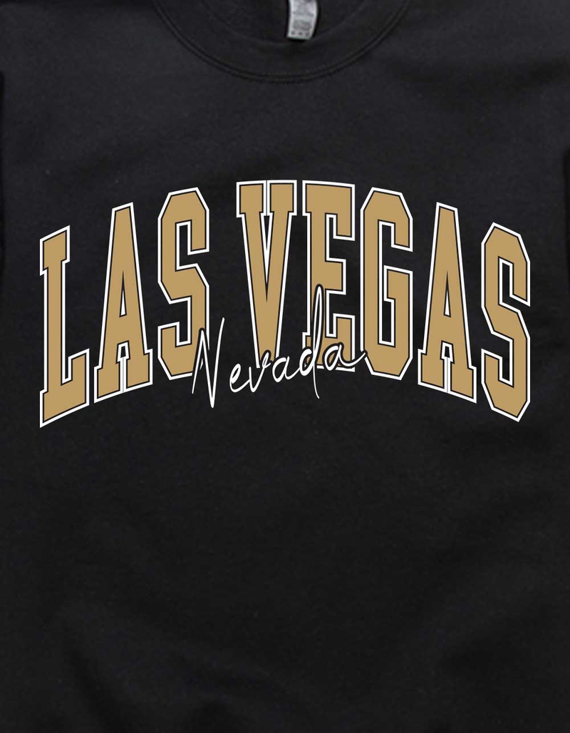 LAS VEGAS Nevada Script Unisex Crewneck Sweatshirt image number 1