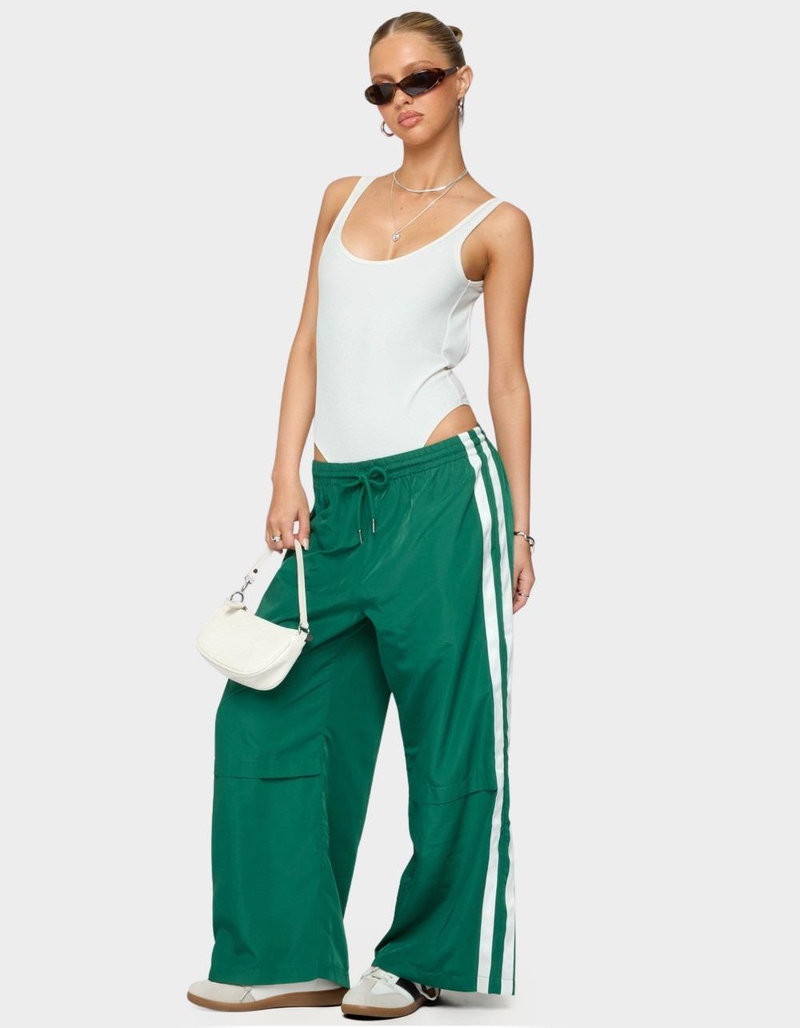 EDIKTED Petite Fauna Nylon Track Pants image number 4