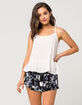 FULL TILT Tie Dye Ruffle Womens Shorts image number 1