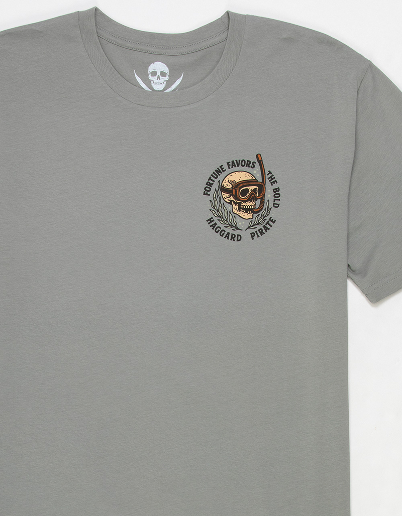 HAGGARD PIRATE Skull Dive Mens Tee image number 2