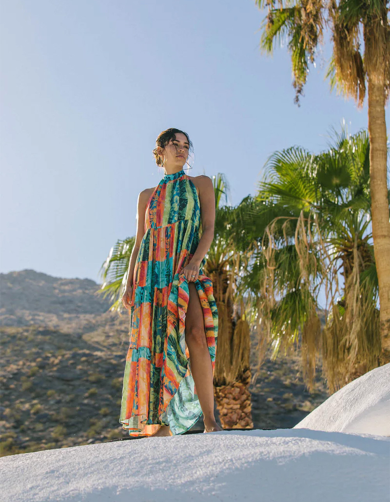 O'NEILL Jennifer Womens Halter Maxi Dress image number 4