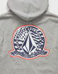VOLCOM USST Iconic Stone Mens Zip Hoodie image number 5