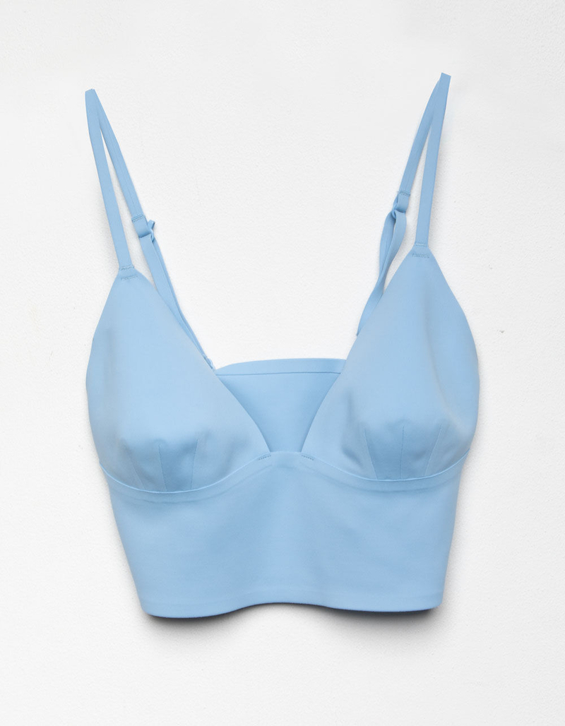FREE PEOPLE Sage Longline Neo Light Blue Bralette image number 0