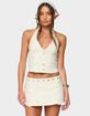EDIKTED Keli Buckle Halter Top image number 1