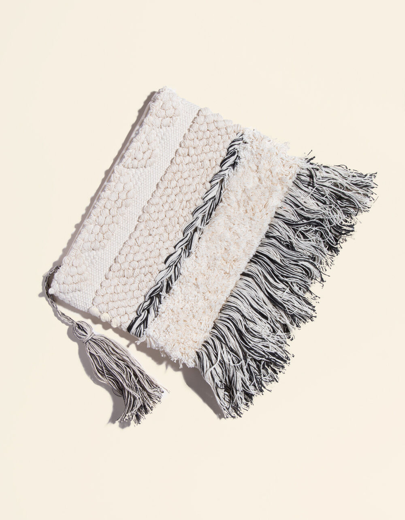 WEST OF MELROSE Woven Clutch image number 1