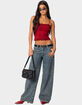 EDIKTED Cruella Lace Trim Tank Top image number 2