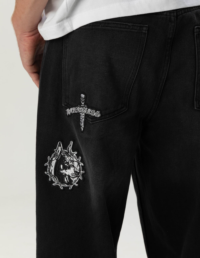 RSQ Mens Patches Baggy Jeans image number 3