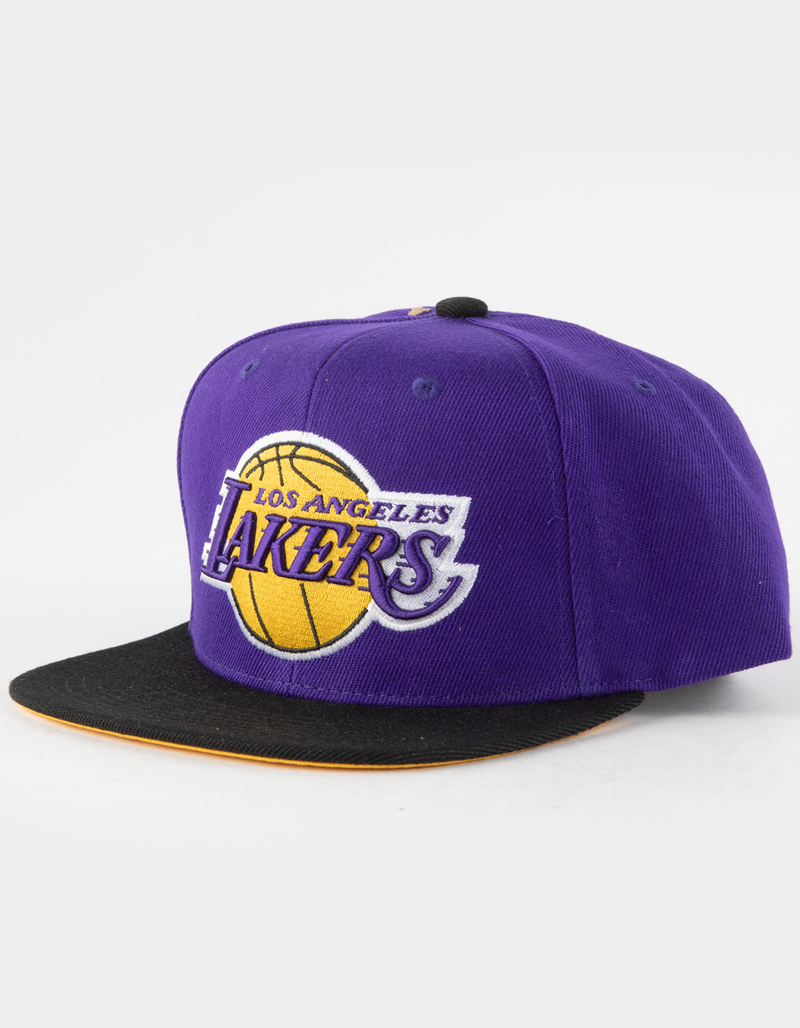 MITCHELL & NESS Los Angeles Lakers Mens Snapback Hat image number 0