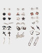 FULL TILT 20 Pack Heart & Star Earring Set image number 1