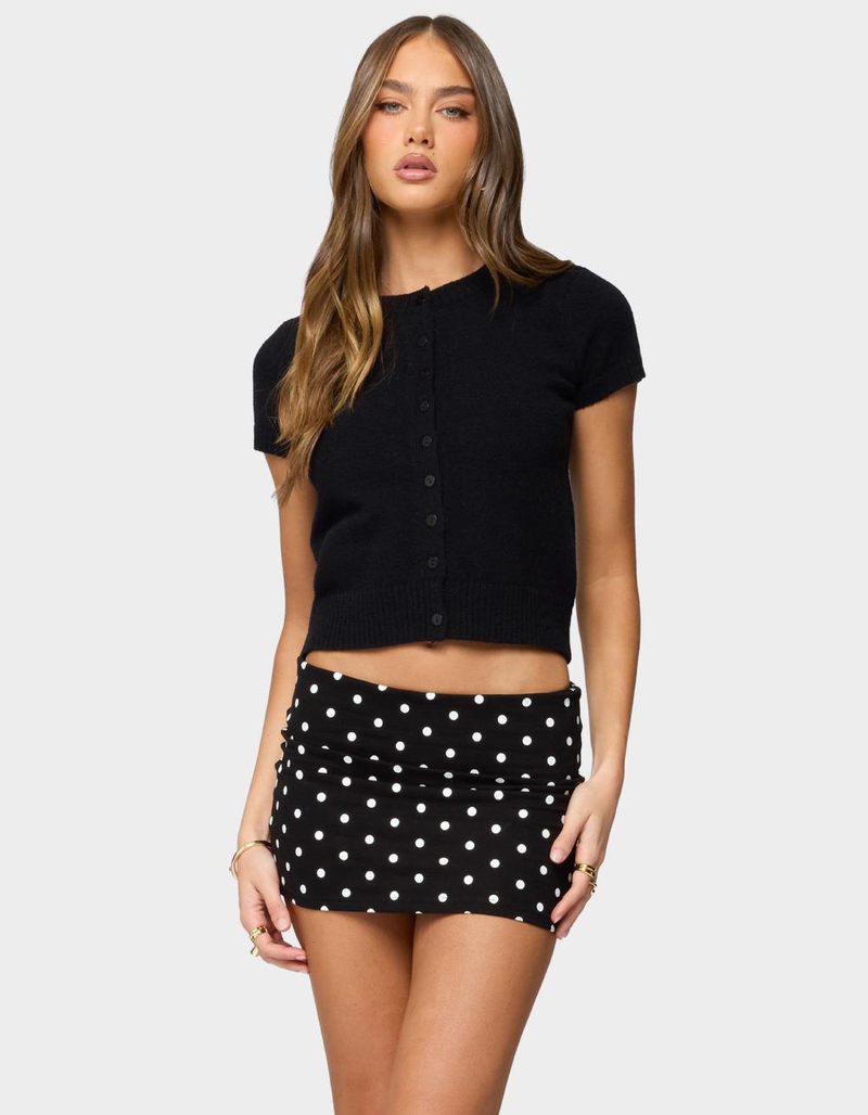 EDIKTED Coreen Button Up Knit Top image number 0