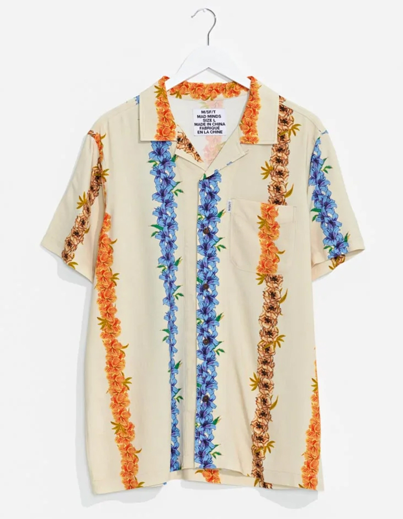 MISFIT SHAPES Candle Kings Mens Button Up Shirt image number 0