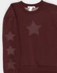 FULL TILT Star Patch Girls Crewneck Sweatshirt image number 3