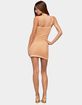 EDIKTED Coco Belt Textured Knit Mini Dress image number 3