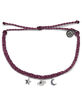 PURA VIDA Cosmic Charms Purple & Silver Bracelet image number 1