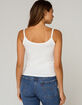HEART & HIPS Womens White Cami image number 3
