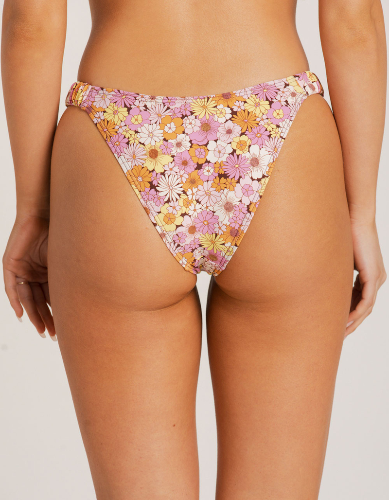 FULL TILT Floral High Leg Cheekier Bikini Bottoms image number 3