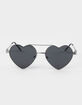 RSQ Heart Aviator Sunglasses image number 2