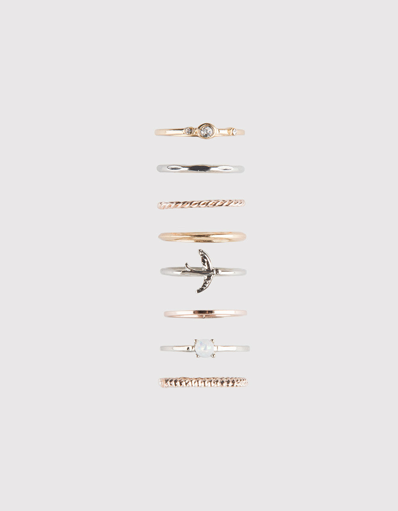 FULL TILT 8 Piece Bird Rings image number 0
