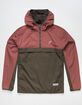 PRIMITIVE Wilshire Mens Burgundy Anorak Jacket image number 1