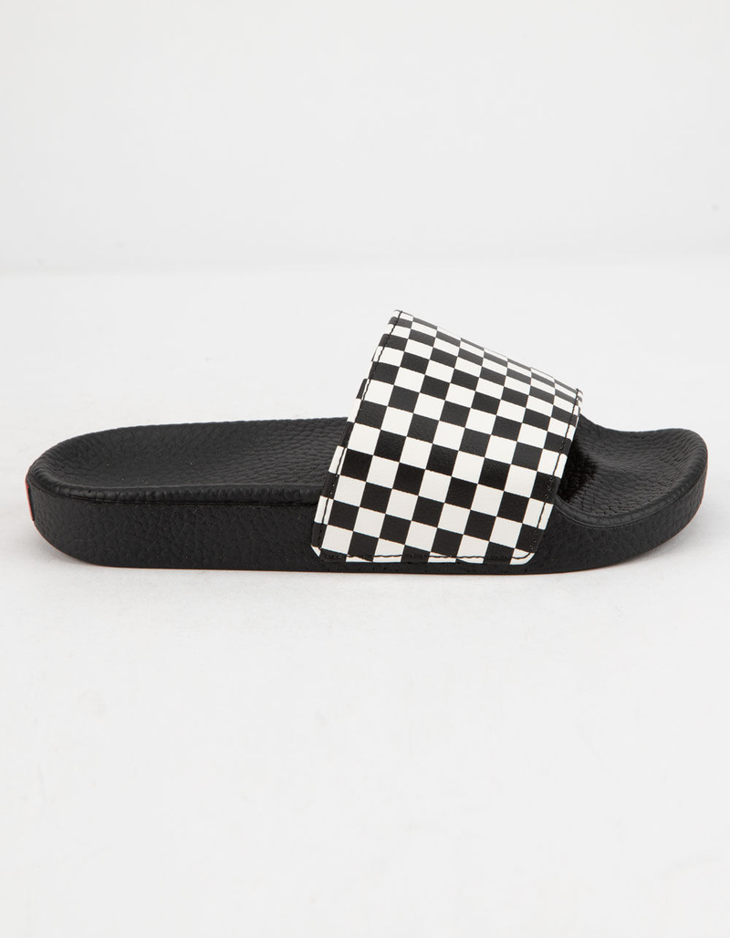 VANS Checkerboard Boys Slide Sandals image number 2