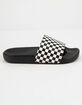 VANS Checkerboard Boys Slide Sandals image number 3