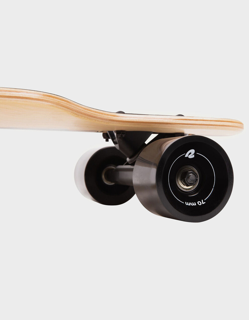 RETROSPEC Rift Black Pipeline 41" Drop Through Longboard Skateboard image number 3