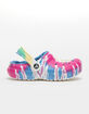 CROCS Classic Lined Tie Dye Kids Clogs image number 2