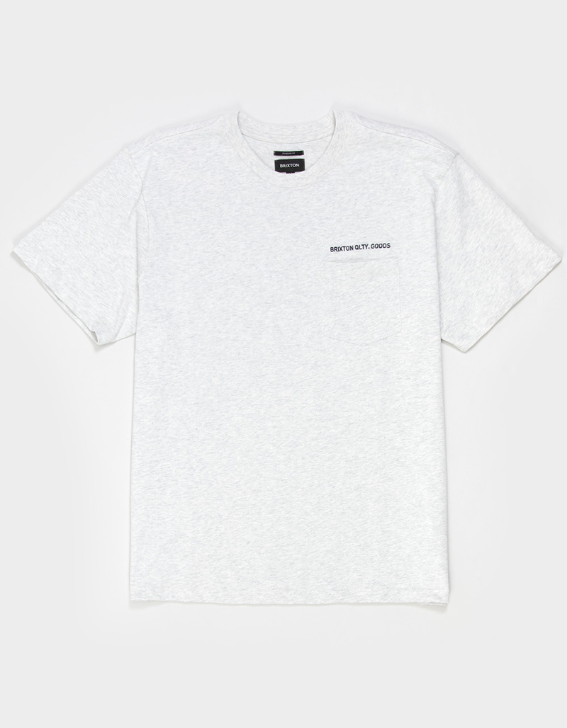 BRIXTON Embroidered Mens Pocket Tee image number 0