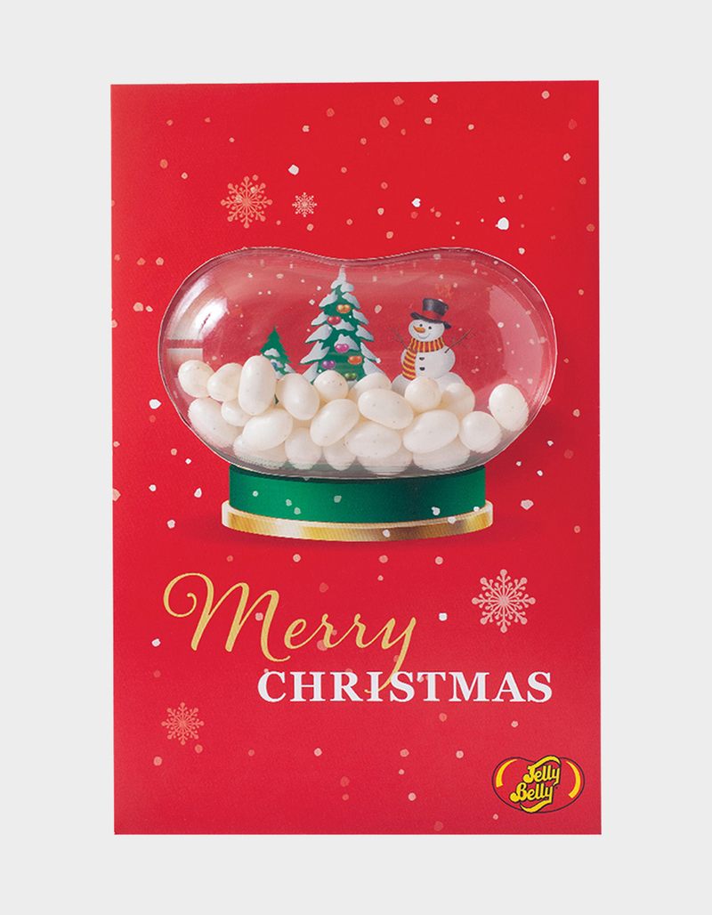 JELLY BELLY Christmas Snow Globe Greeting Card image number 0