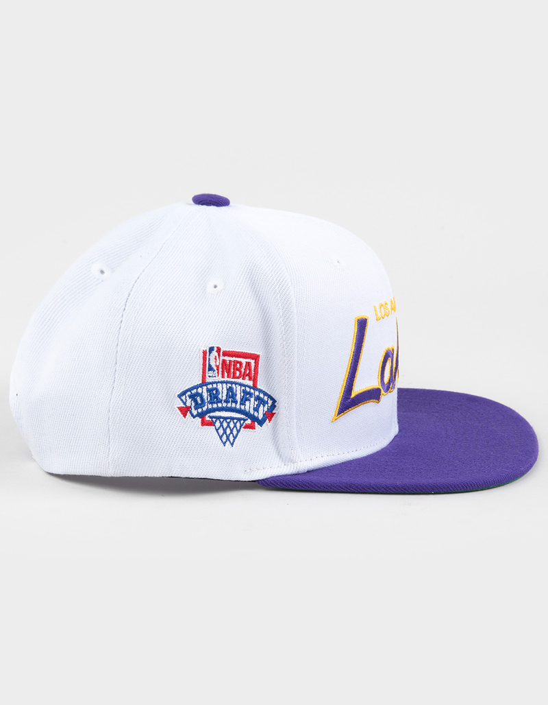 MITCHELL & NESS Los Angeles Lakers 94 Draft Snapback Hat image number 4