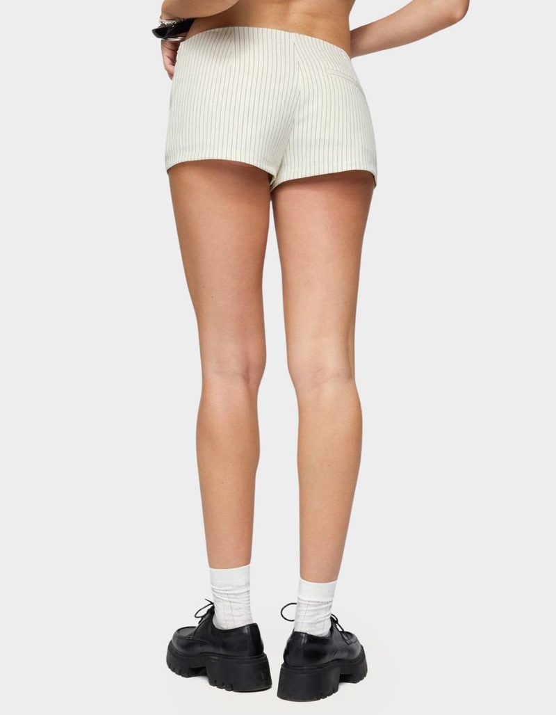 EDIKTED Annalisa Pinstripe Shorts image number 2