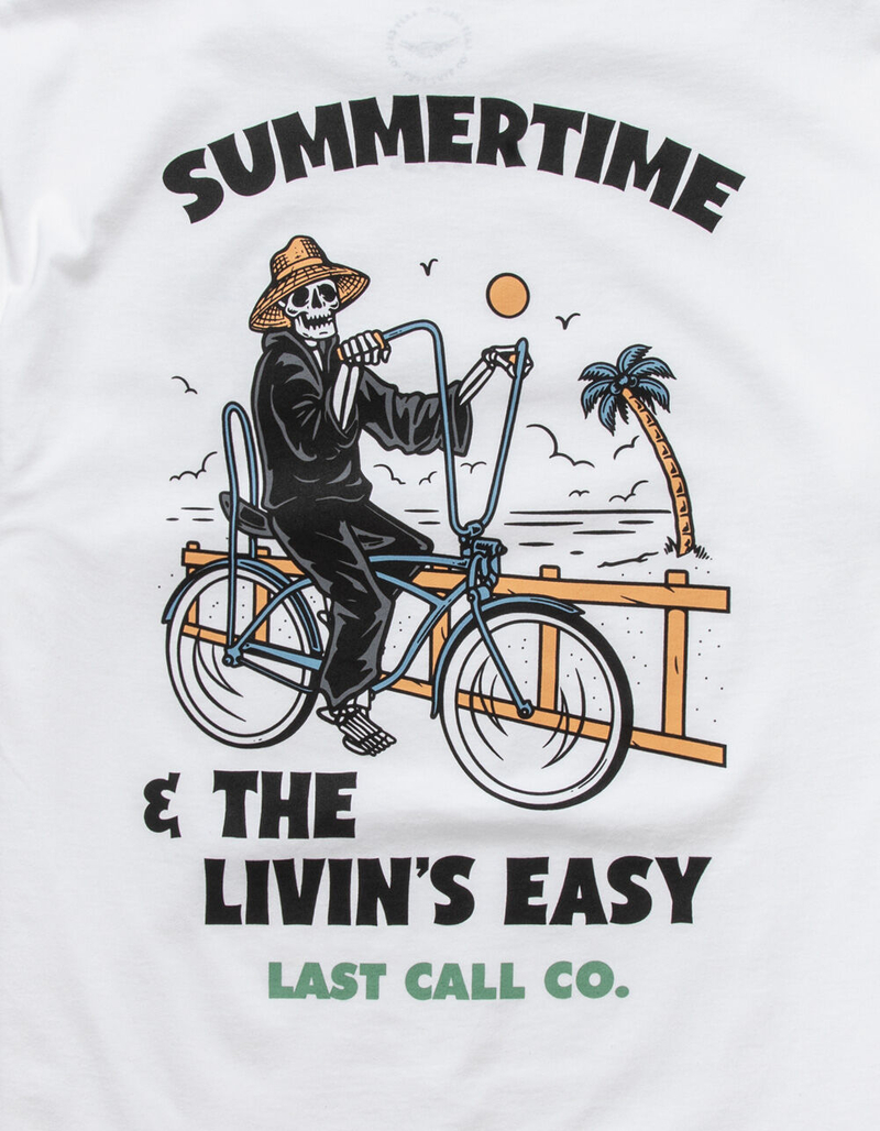 LAST CALL CO. Summertime Mens T-Shirt image number 2