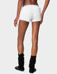EDIKTED Lenny Lacey Textured Micro Shorts image number 5